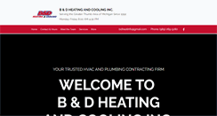 Desktop Screenshot of bdheating.com